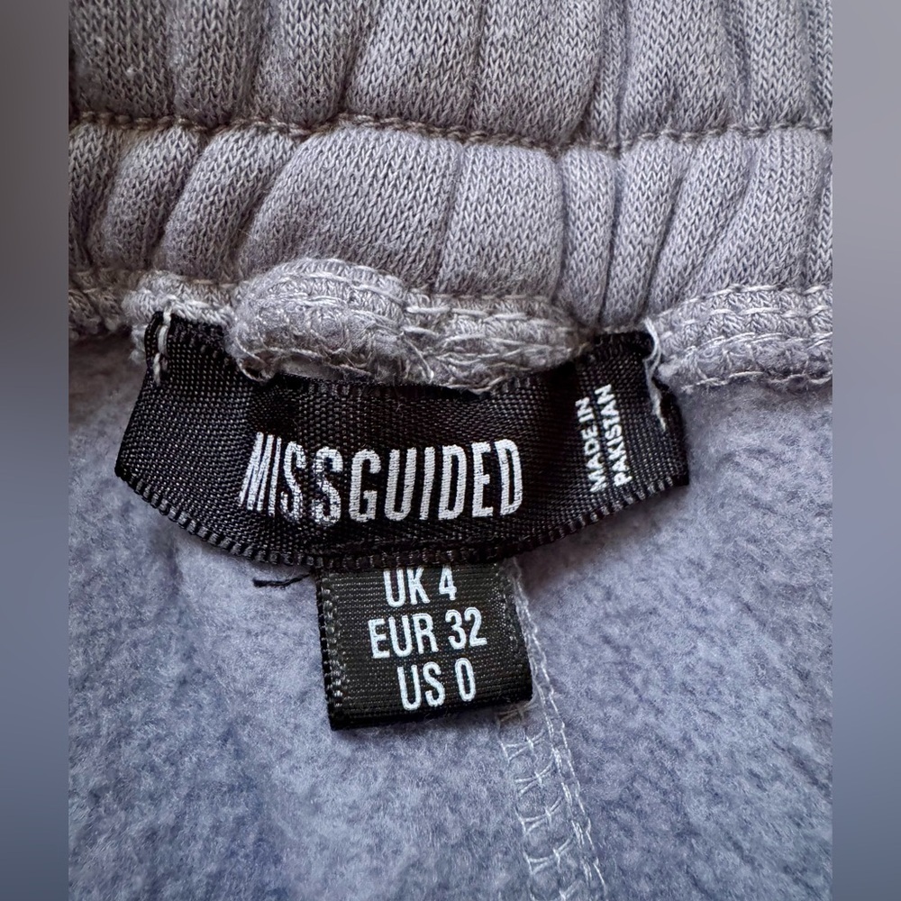 Missguided Gray Fleece Joggers - Picture 5 of 7